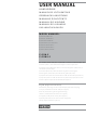 Dema FI-25N-E User Manual