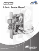 Schlage L-Series Service Manual