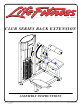 Life Fitness CLUB SERIES BACK EXTENSION Assembly Instructions Manual