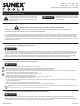 Sunex Tools 6809A Operating Instructions Manual