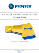Pro-Tech Fusion Edge Sno Pusher SGL Owner's Manual