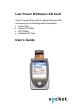 Socket Low Power Wireless LAN Card User Manual