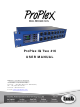 TMB ProPlex IQ Two 416 User Manual