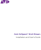 Avid Technology AirSpeed Multi Stream Installation And User Manual