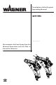 WAGNER GM 5000EAC F Operating Manual