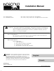 Norcold 120X Installation Manual