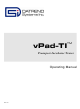 DATREND Systems vPad-TI Operating Manual