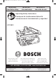 Bosch GTS1031 Operating/Safety Instructions Manual