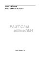 Photron FASTCAM ultima 1024 User Manual
