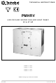Technibel PMHRV 2044 Technical Instructions