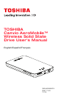 Toshiba Canvio AeroMobile User Manual