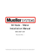 Mueller Systems MI.NODE-WATER Installation Manual