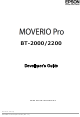 Epson Moverio Pro BT-2000 Developer's Manual