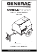 Generac Power Systems MLG8K Operating Manual