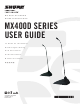 shure MICROFLEX SERIES User Manual