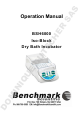 Benchmark Scientific Iso-Block BSH6000 Operation Manual