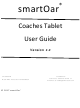 smartOar Coaches Tablet User Manual