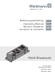 Waldmann TALK Bluetooth Operating Manual