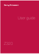 Sony Ericsson Z320 User Manual
