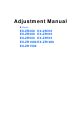 Casio EXILIM EX-ZR310 Adjustment Manual