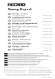 RECARO Young Expert Installation Instructions Manual