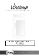 Vinotemp VT-6TED-WB Owner's Manual