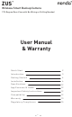 Nonda ZUS User Manual & Warranty