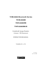 Tohken THIR-6000 Bluetooth Series Operation Manual