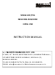 WARPP INTIG 250 Instruction Manual