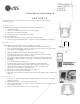 EXS 5001A Wireless NODE Installation Instructions