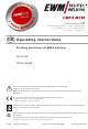 EWM PICO 162 Operating Instructions Manual