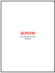 Sanyo SCP2700 Operating Manual