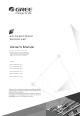 Gree GMV-ND24A/A-T Owner's Manual