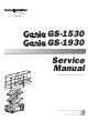 GENIE GS-1530 OPERATOR'S MANUAL Pdf Download | ManualsLib