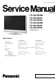 Panasonic TX-32LX60M Service Manual