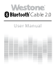 Westone Bluetooth Cable 2.0 User Manual
