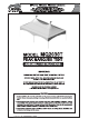 Warner Shelter Systems Limited MQ2030T Assembly Instructions Manual