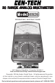 CEN-TECH 90926 Operating Instructions Manual