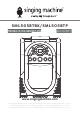 The Singing Machine SML505BTBK Instruction Manual