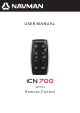 Navman iCN 700 Series User Manual