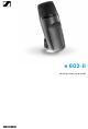 Sennheiser e 602-II Instruction Manual