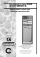 Benchmark SYSTEMATE 2000 Series Design, Installation And Servicing Instructions