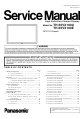 Panasonic TH-50VX100U Service Manual