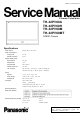 Panasonic TH-42PV60A Service Manual