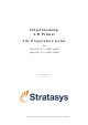 Stratasys Objet24 V2 Site Preparation Manual