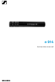 Sennheiser e 914 Instruction Manual