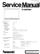 Panasonic TH-50PZ750U Service Manual