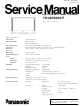 Panasonic TH-42PX20U-P Service Manual