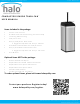 Halo COMPACTOR SENSOR TRASH CAN User Manual