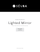Seura Lighted Mirror User Manual